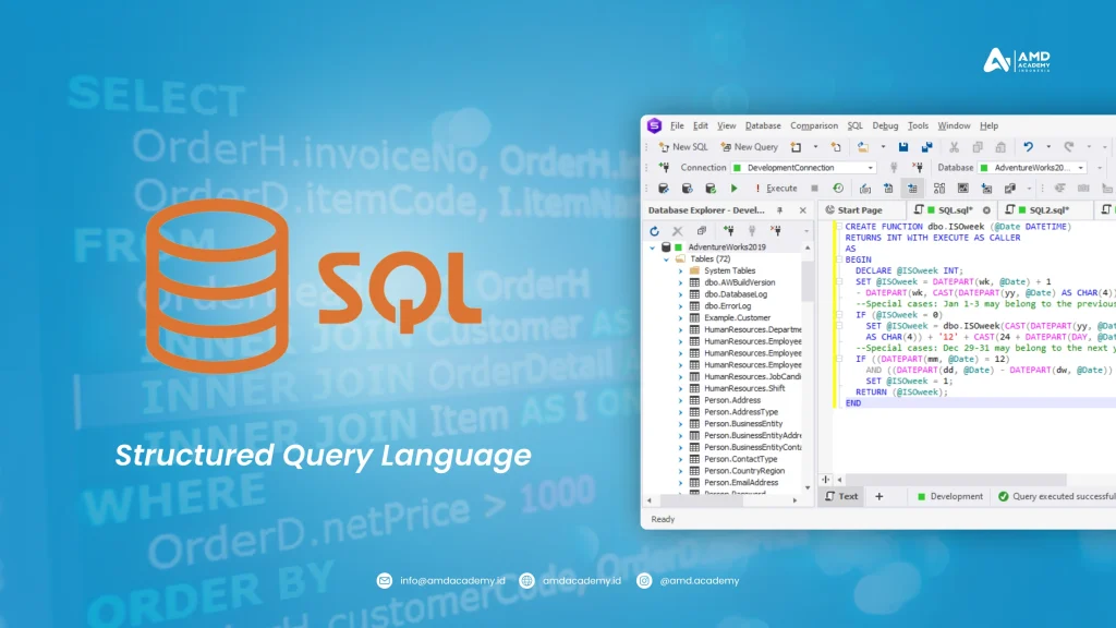 SQL Pelatihan dan Sertifikasi BNSP Data Science