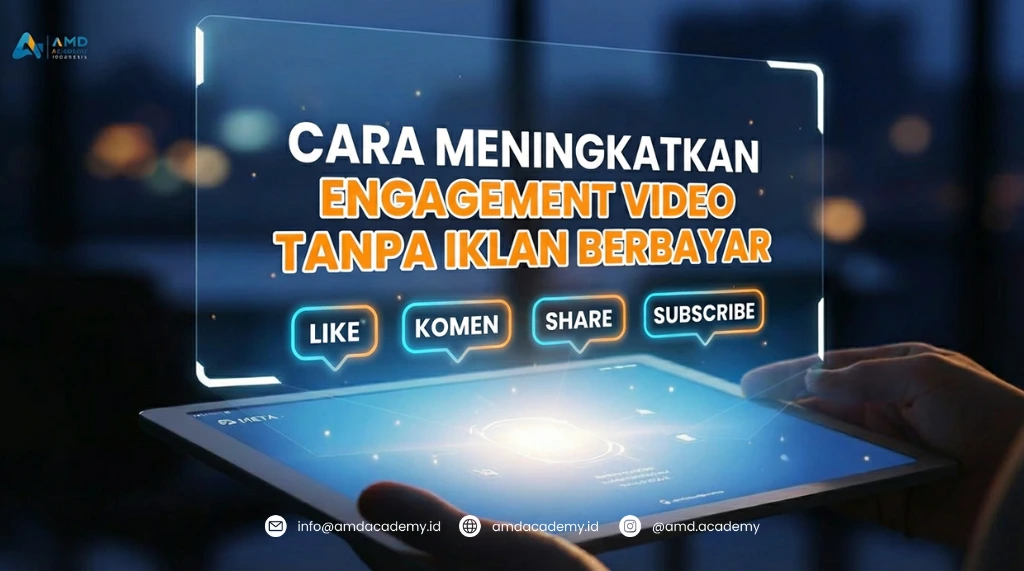 Pelatihan conten creator: cara meningkatkan engagement video tanpa iklan berbayar.