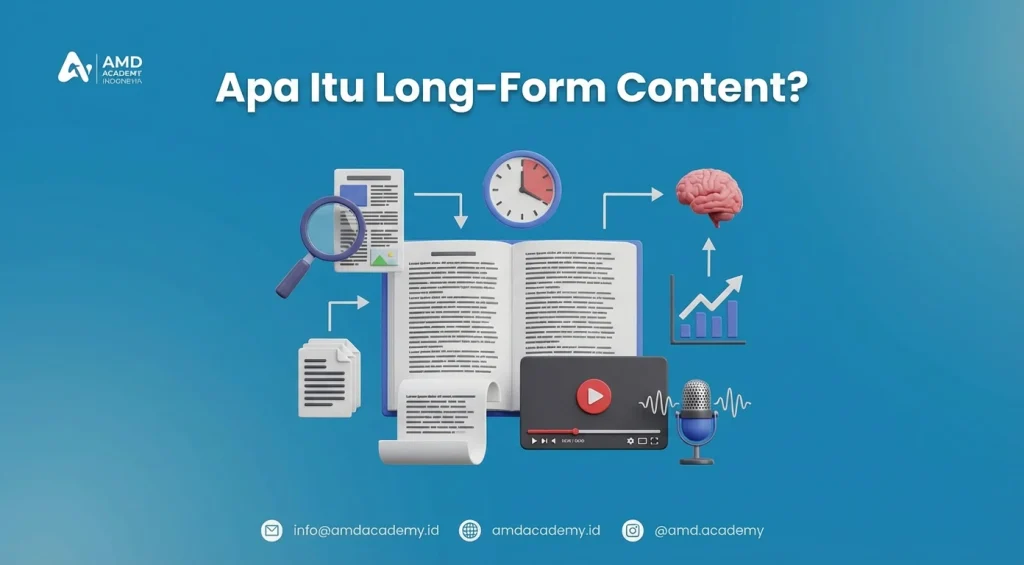 Ilustrasi mengenai apa itu long-form content