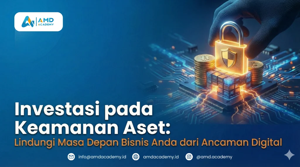 Visual keamanan aset digital untuk pelatihan dan sertifikasi BNSP guna melindungi masa depan bisnis.