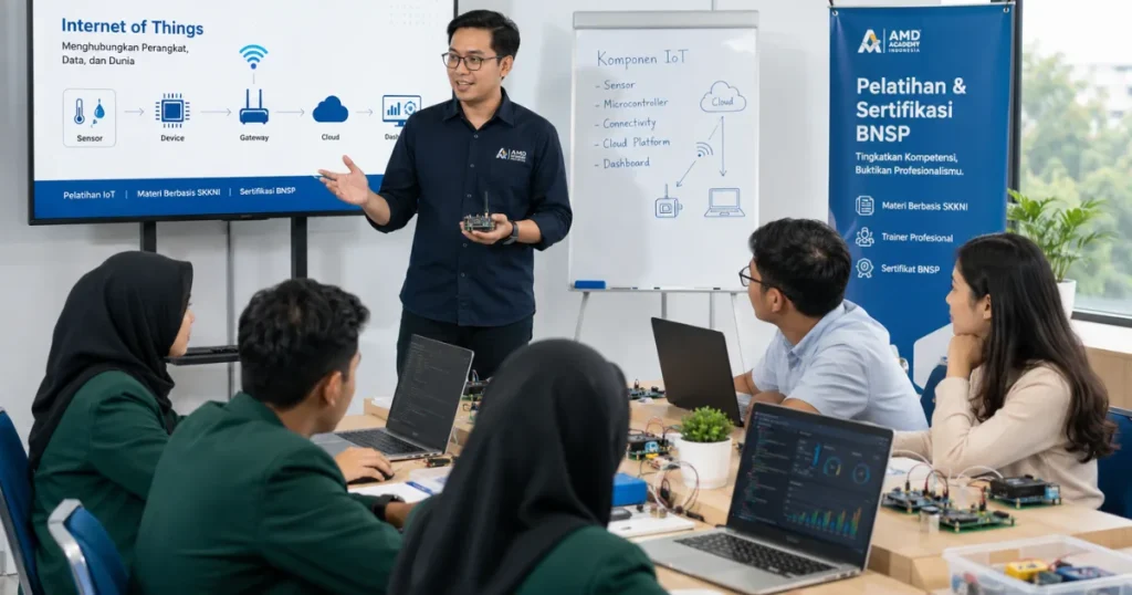 AMD Academy sebagai Mitra Pelatihan dan Sertifikasi BNSP untuk Internet of Things
